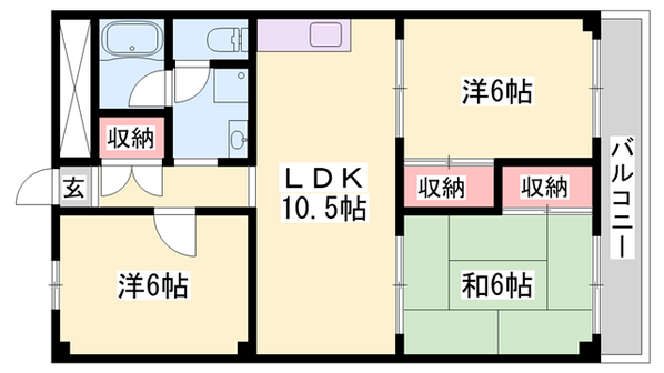 メゾンMの物件間取画像